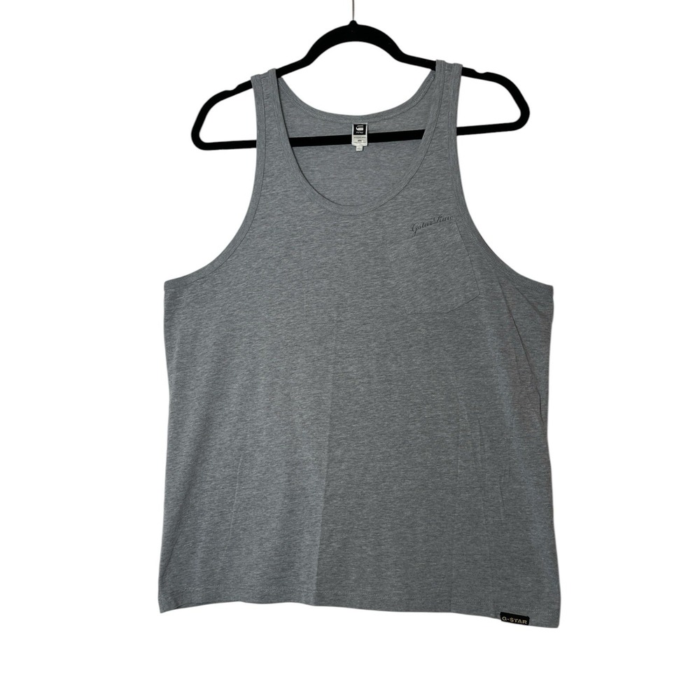 Raw‎ Gear Men's Medium Gray Muscle Gym Workout Tank Top Gray Reflective
